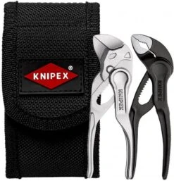 Knipex 00 20 72 V04 XS Mini Pliers Wrench &amp; Cobra XS Set In Belt Pouch