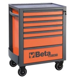 Beta RSC24/7 7 Drawer Mobile Roller Cabinet Orange