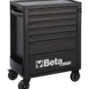 Beta RSC24/7 7 Drawer Mobile Roller Cabinet Black