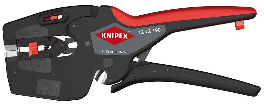 Knipex 12 72 190 NexStrip Multi-Tool Wire Stripper Pliers For Electricians Non-slip Plastic Grips 190 Mm