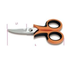 BETA 1129BM CURVED BLADE ELECTRICIAN'S SCISSORS