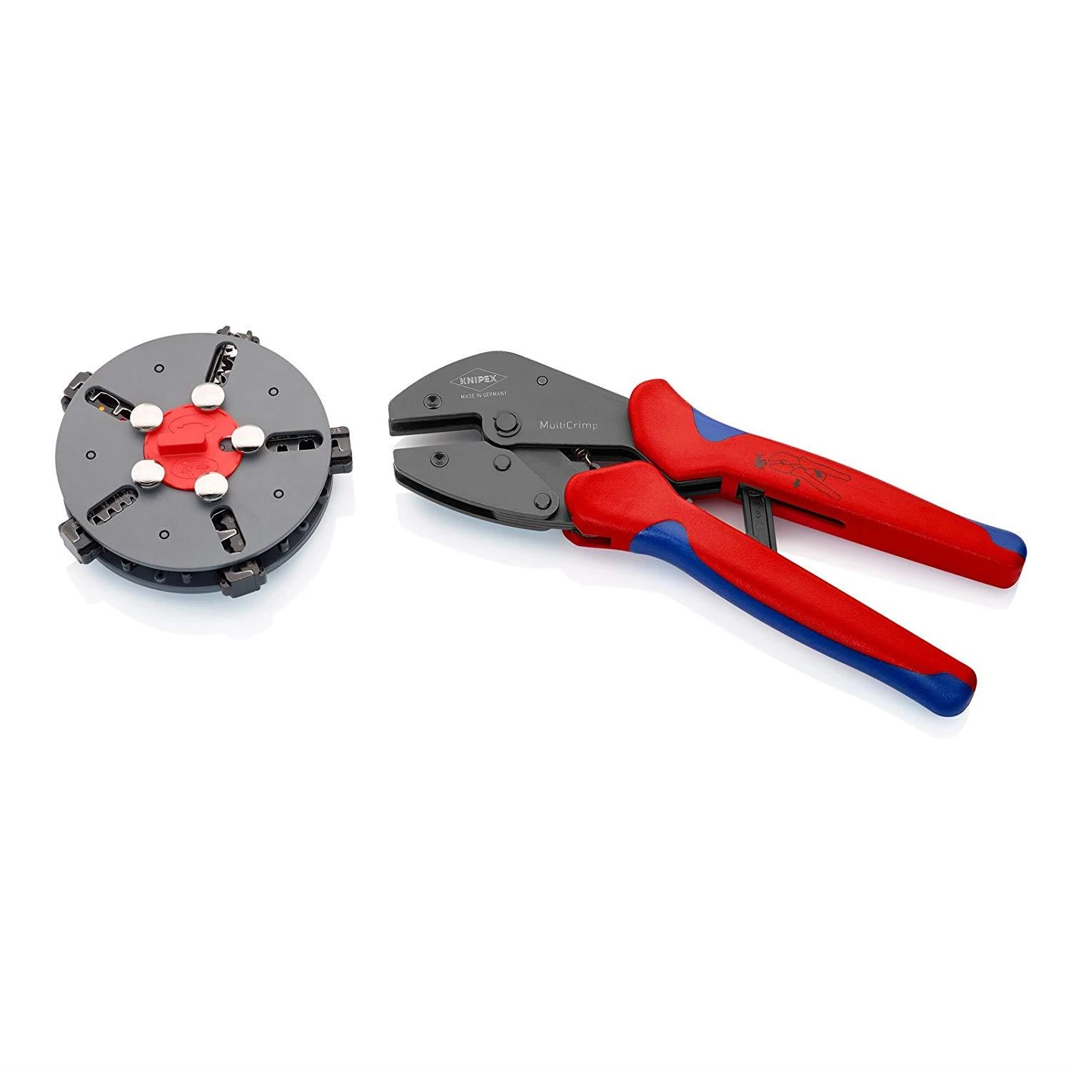 Knipex 97 33 02 Multicrimp® Pliers Set - 5 Quick Change Cartridges