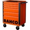 Bahco 1472K6 E72 6 Drawer 26" Mobile Roller Cabinet Orange