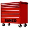 Bahco 1475KXL6RED C75 40″ 6 Drawer Mobile Roller Cabinet Red