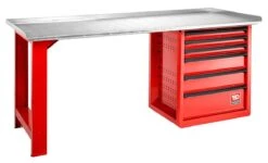 Facom 2000.ROLL6M3G 2 Metre 6 Drawer Roll Workbench With Steel Top
