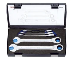 Gedore 7 R-005 5 Piece Ratchet Combination Spanner Set 8-19mm