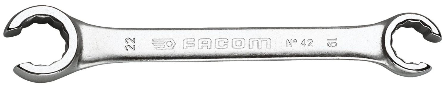 Facom 42.10X11 Flare Nut Wrench - 10 X 11 - Hexagon (6 Point)