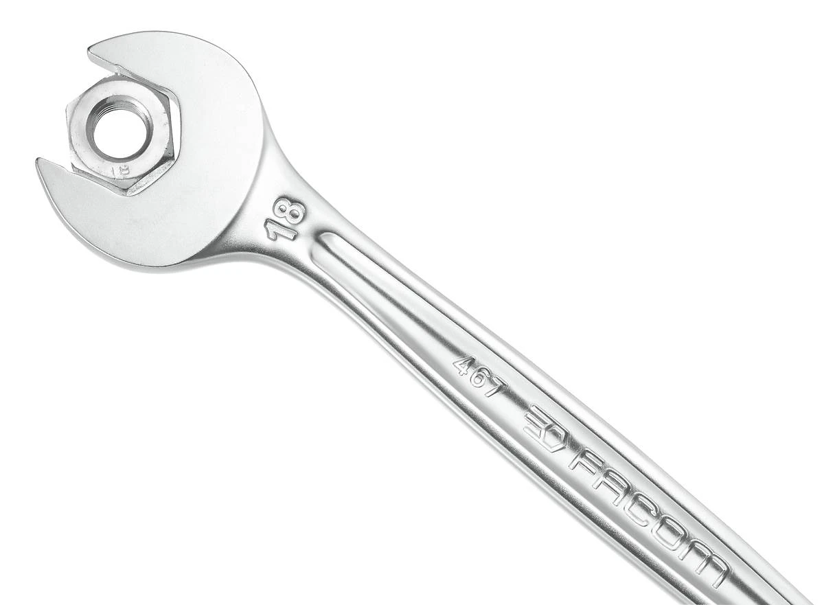 Facom 467B.13 Reversible Ratcheting Anti Slip Combination Spanner 13mm - Image 4