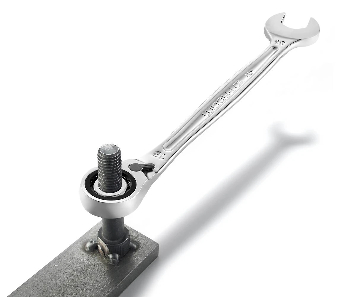 Facom 467B.JP12 12 Piece Reversible Ratcheting Anti Slip Combination Spanner Set 7-19mm - Image 3