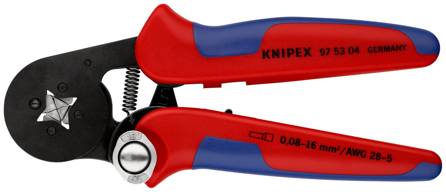 Knipex 97 53 04 Self-Adjusting Crimping Pliers With Lateral Access (Ferrules) 180mm