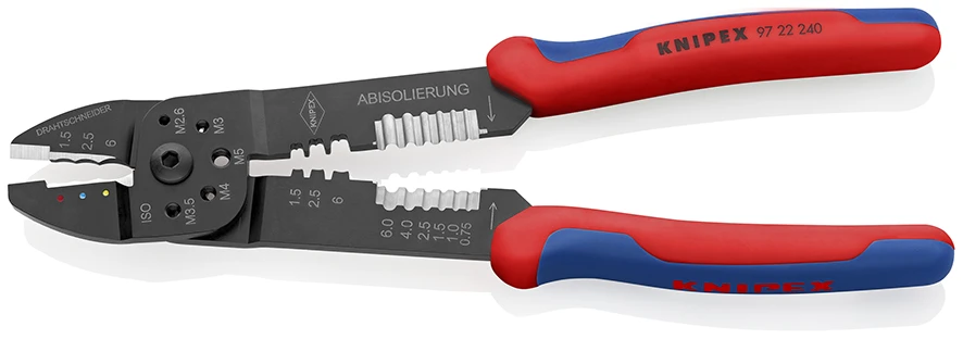 Knipex 97 22 240 Crimping Pliers For Insulated Terminals & Plug Connectors 240mm - Image 4