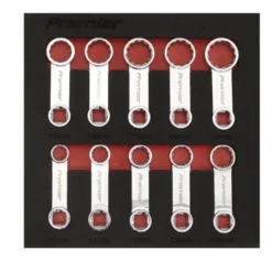 Sealey Premier AK59895 10 Piece 3/8" Drive Torque Adaptor Spanner Set 10-19mm