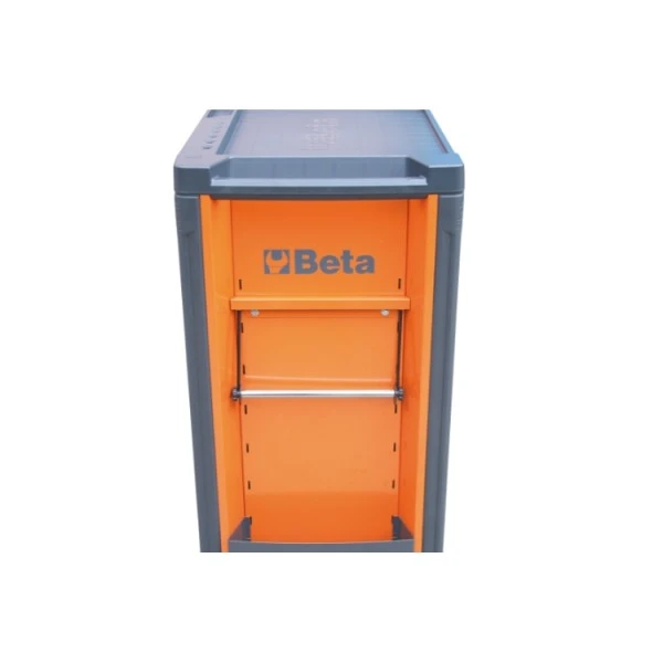 Beta C37/7 7 Drawer Mobile Roller Cabinet - Orange - Image 5