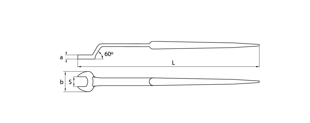 Bahco SC335M Metric Open End Podger Spanner 30mm - Image 2