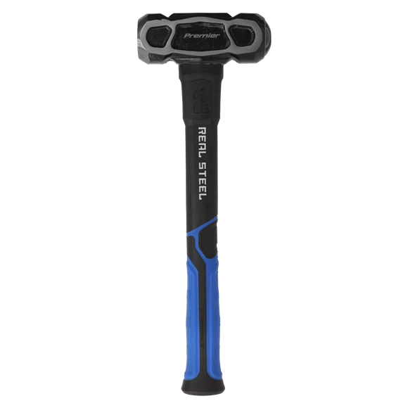 Sealey SLHU041 4lb Unbreakable Club Lump Hammer - Long Handle With Rubber Grip - Image 2