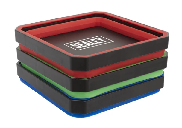 Sealey APCSTS Parts Tray Collapsible Magnetic Set - Image 2