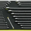 Stahlwille TCS 10+13+24/30 '10, 13 &amp; 24 Series' Double Open Ended / Combination / Flare Nut Spanner Set In Foam Module 6-32mm