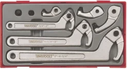 Teng TTHP08 Hook &amp; Pin Spanner Wrench Set In Tool Box Tray