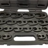 Britool Hallmark HMCFW19 19 Piece 3/8" &amp; 1/2" Drive Crow Foot Spanner Set 8-32mm